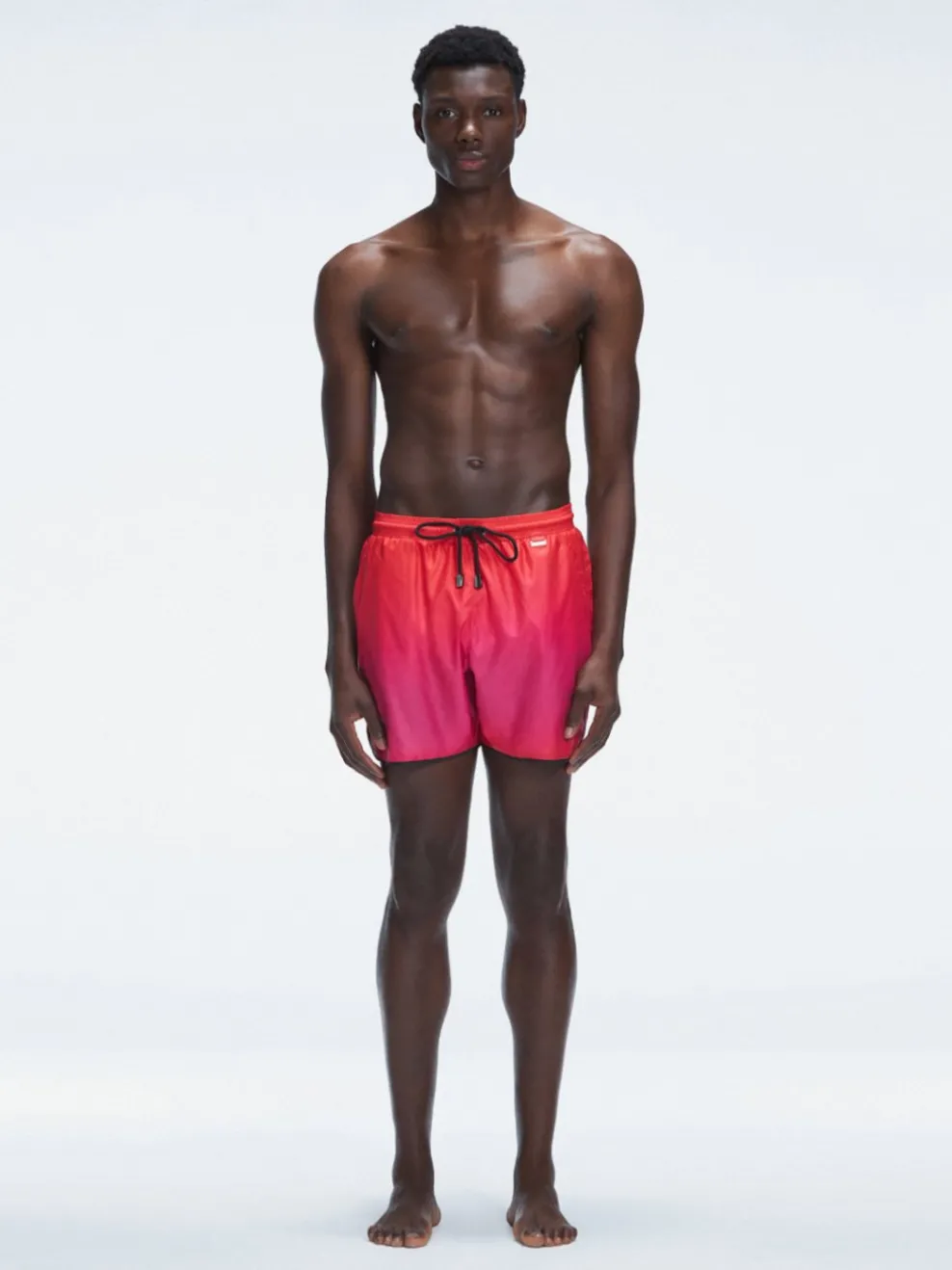 Griffin Red Gradient Swim Shorts