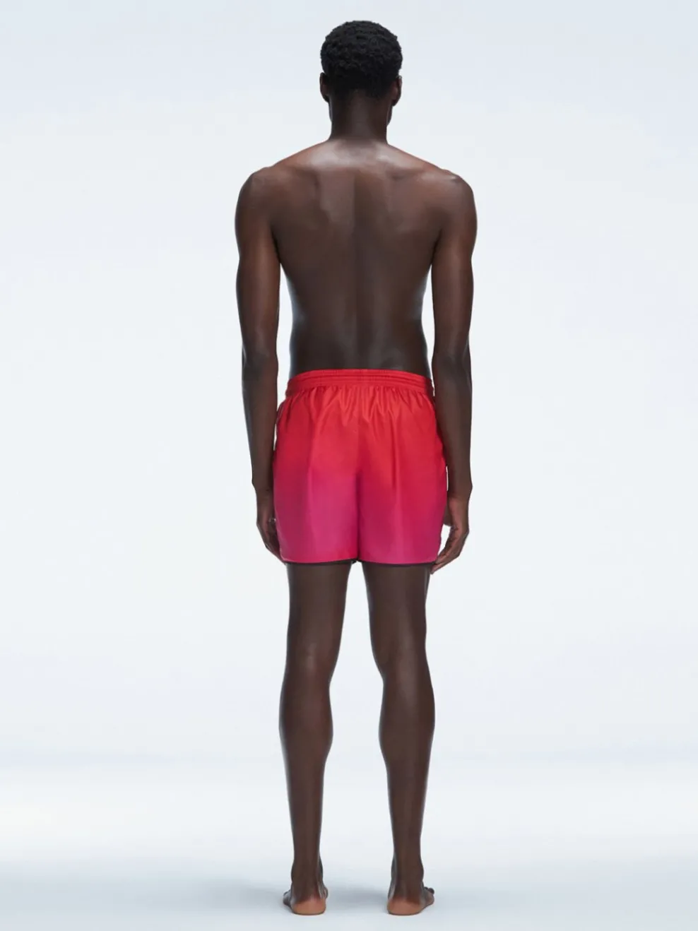 Griffin Red Gradient Swim Shorts