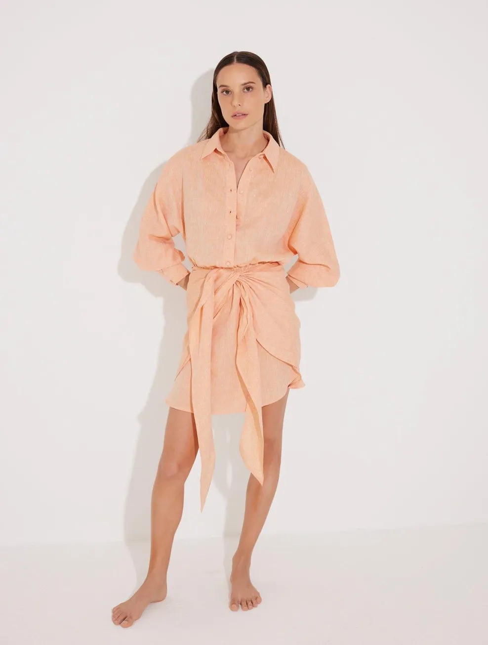 Guadalupe Orange Dress
