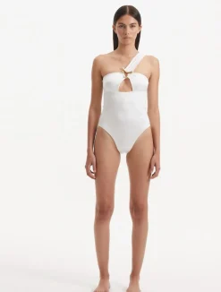Halin White Swimsuit