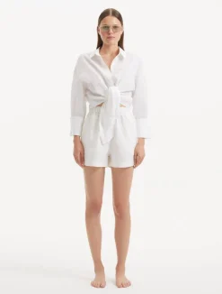 Hanson Shirt and Masha Shorts White Set
