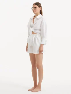 Hanson Shirt and Masha Shorts White Set