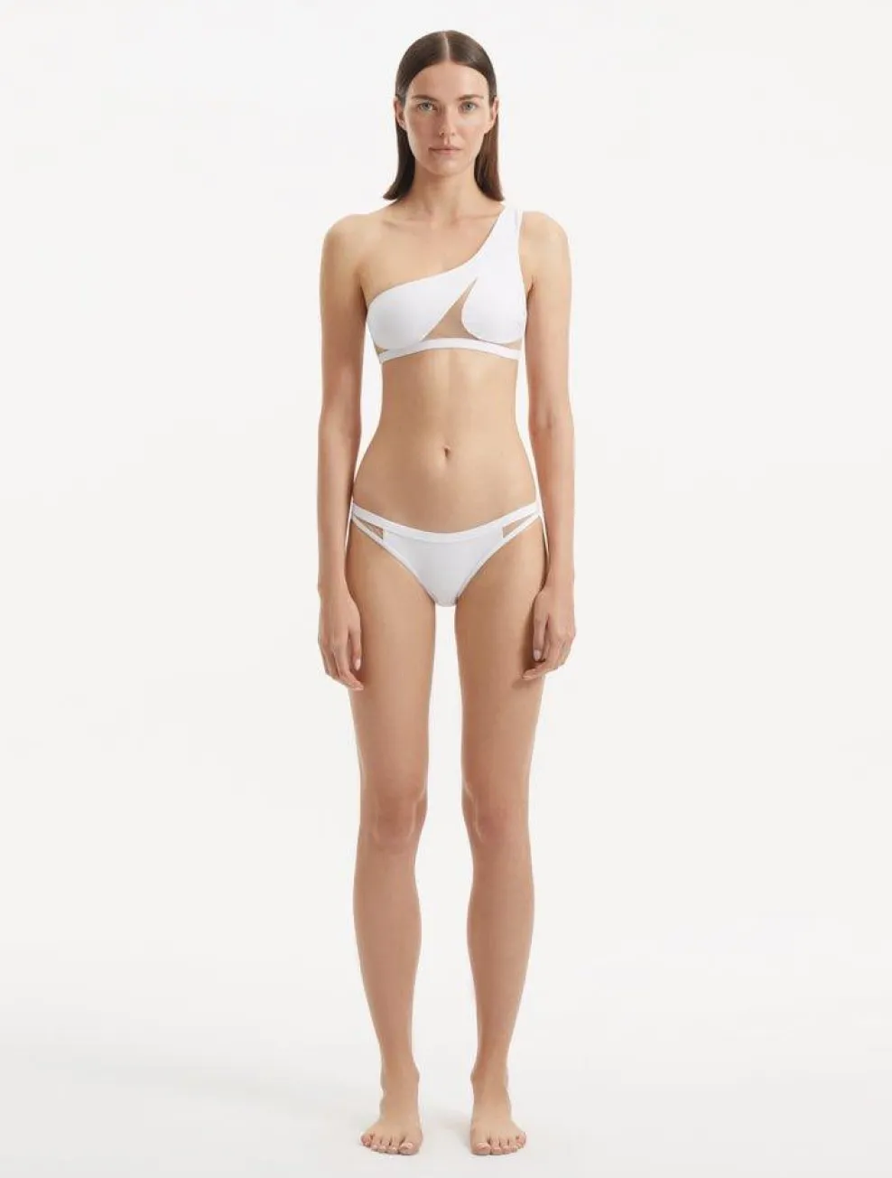 Harbor White Bikini Bottom