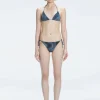 Hermione Black Triangle Bikini Top