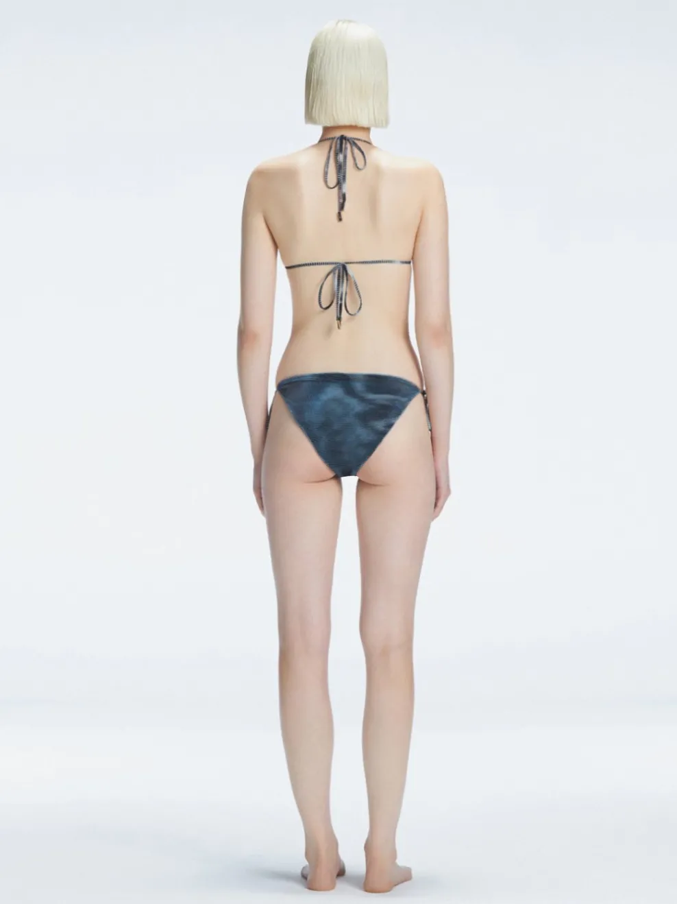 Hermione Black Triangle Bikini Top