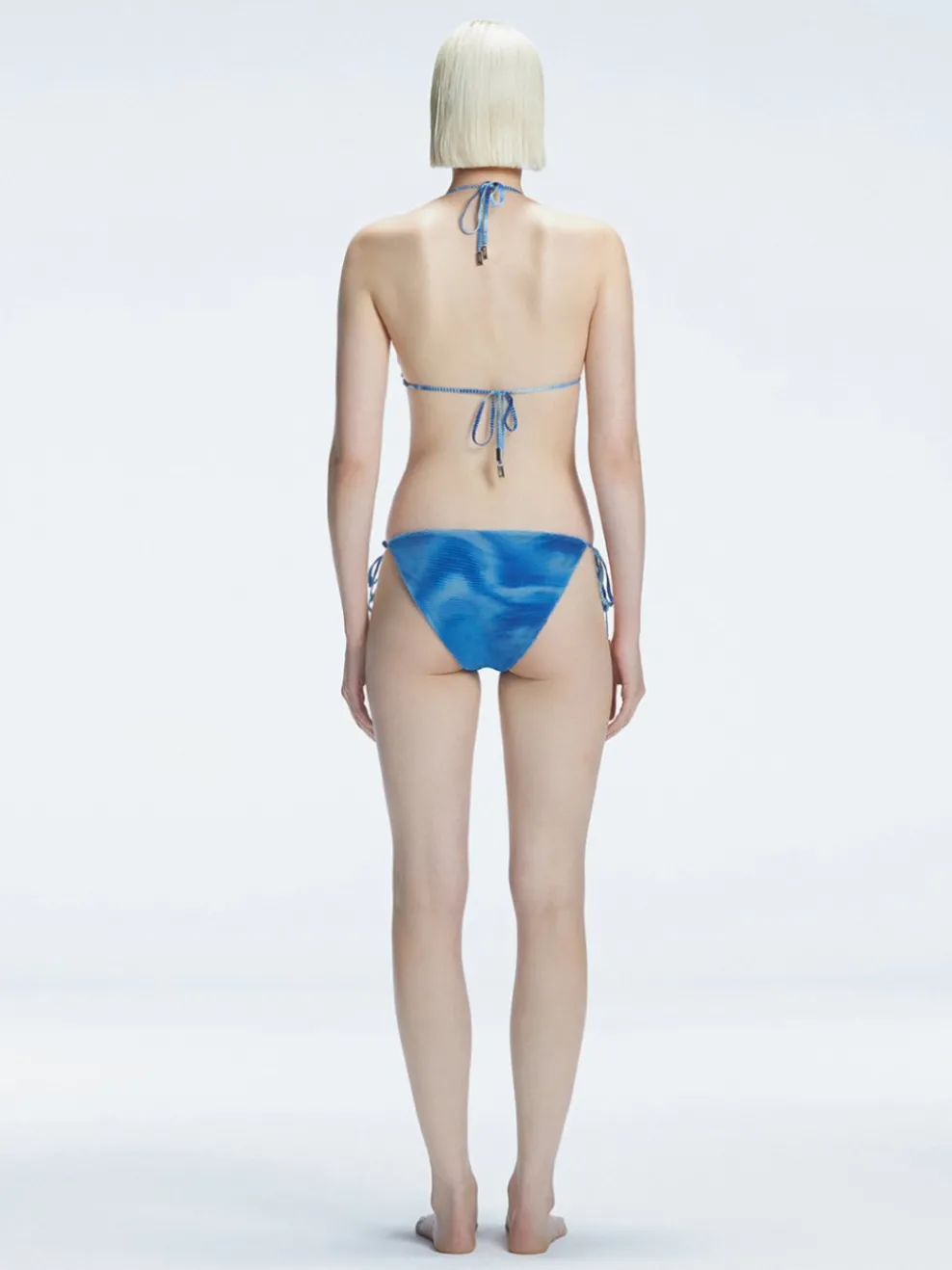 Hermione Blue Tie Side Bikini Bottom
