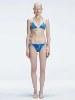 Hermionie Blue Two Piece Bikini Set