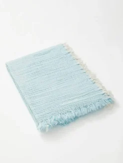 Ibiza Blue/Ecru Towel