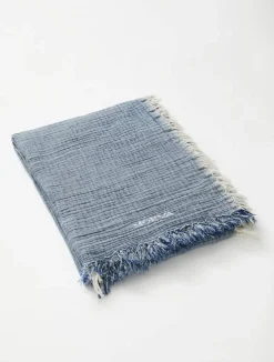 Ibiza Dark Blue/Ecru Towel