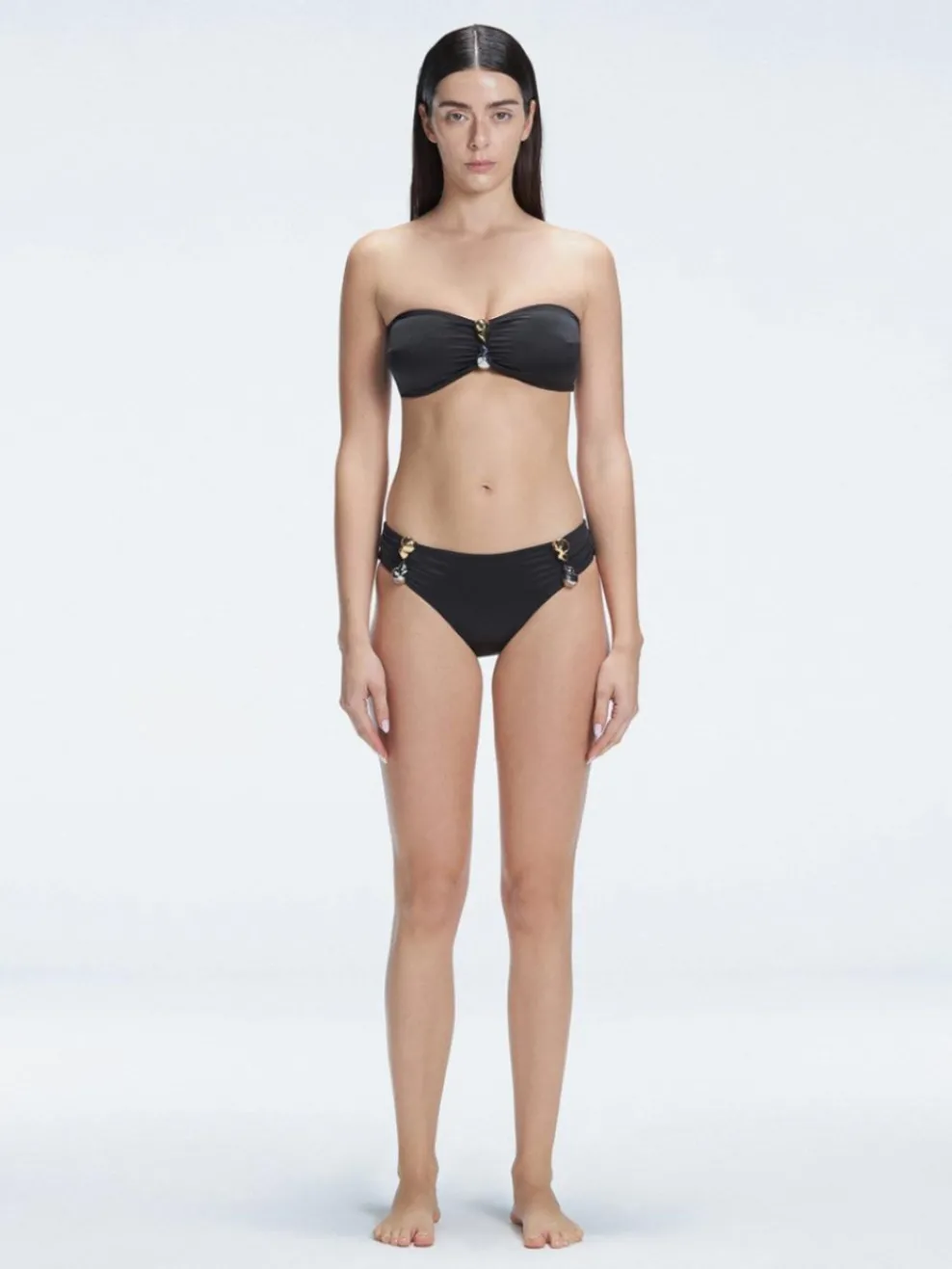 Ilana Black Two Piece Bikini Set