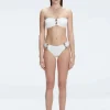 Ilana White Bandeau Bikini Top