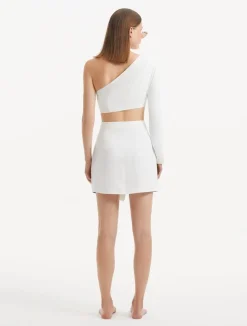 India White Brown Skirt