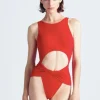 Jackie Red Swimsuit