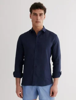 James Dark Blue Shirt