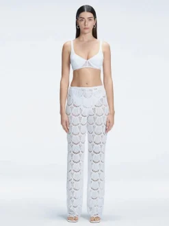 Julia Mateian - Elysia White High Waist Pants