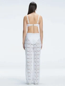 Julia Mateian - Elysia White High Waist Pants