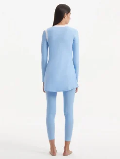 Kamaria Blue Long Sleeve Accessorised Modest Swim Set