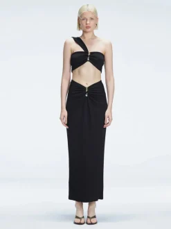 Lane Top and Esmeralda Skirt Black Set