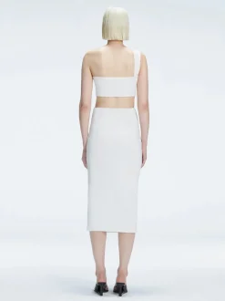 Lane Top and Esmeralda Skirt White Set
