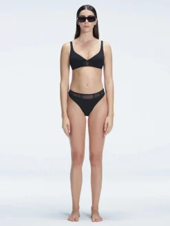 Lorelai Black High Waist Bikini Bottom