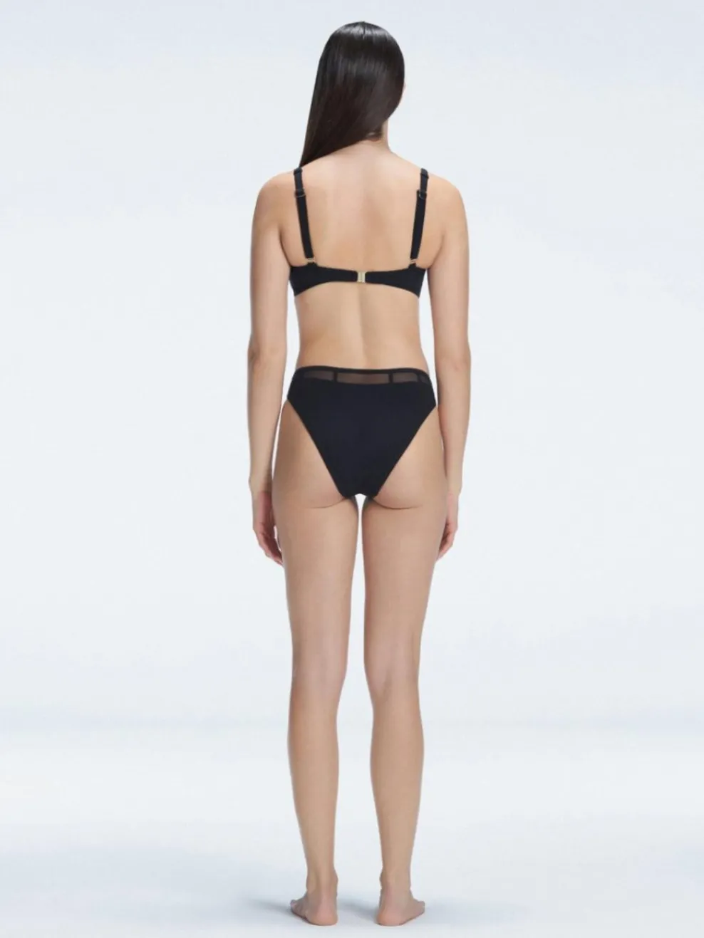 Lorelai Black High Waist Bikini Bottom