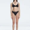 Lorelai Black Scoop Neck Bikini Top