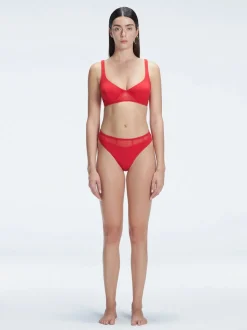 Lorelai Red Two Piece Bikini Sets