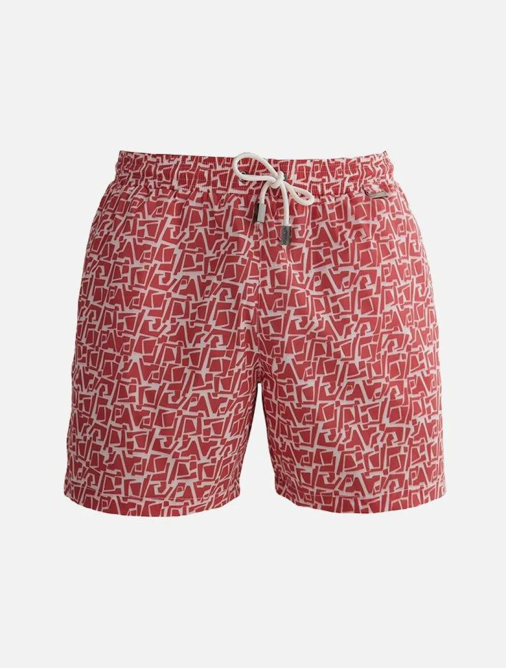 Louis Red Mosaic Shorts