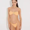 Marcella Orange Bikini Top