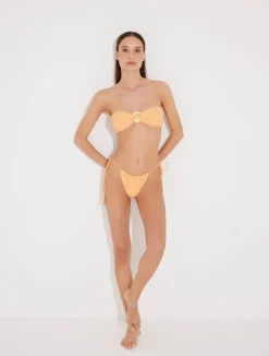 Marcella Orange Bikini Top