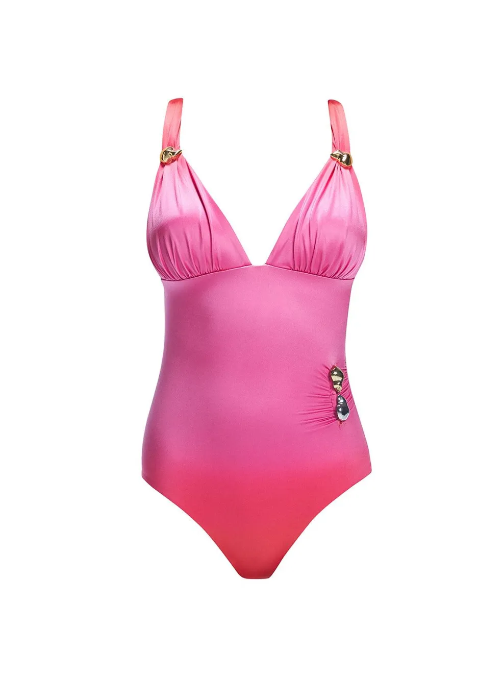 Marina Gradient V Neck One Piece Swimsuit