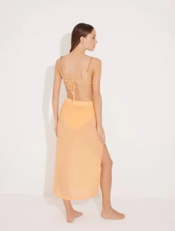 Maritza Orange Skirt