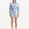 Masha Blue Linen Short