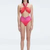 Meredith Gradient High Waist Bikini Bottom