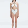 Meredith White High Waist Bikini Bottom