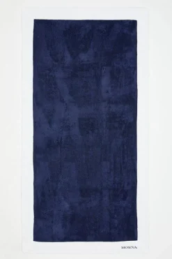 Monaco Dark Blue/White Towel