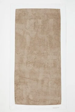 Monaco Nude/White Duo-Colored Quick Dry Beach Towel