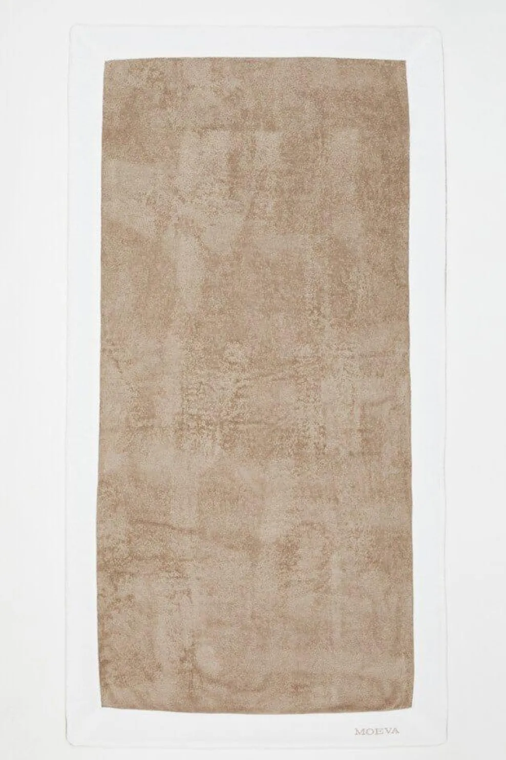 Monaco Nude/White Duo-Colored Quick Dry Beach Towel