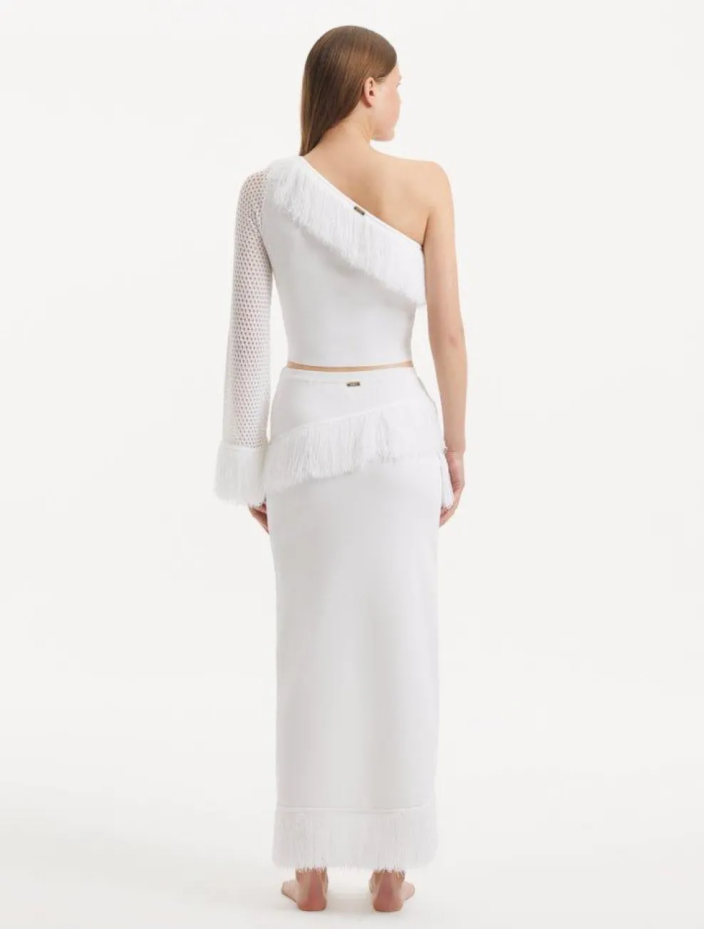 Monroe White Top and Alani Skirt Set