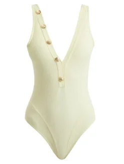 Naida Yellow Swimsuit