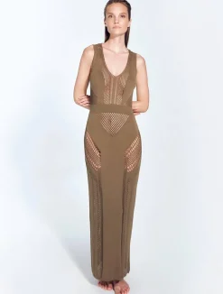 Natalie Lim Suarez - Izzy Khaki Dress