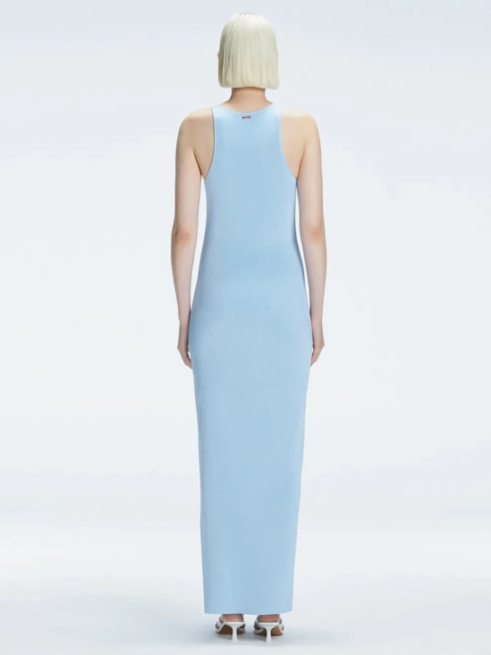 Natalie Lim Suarez - Louisa Halter Neck Blue Maxi Dress
