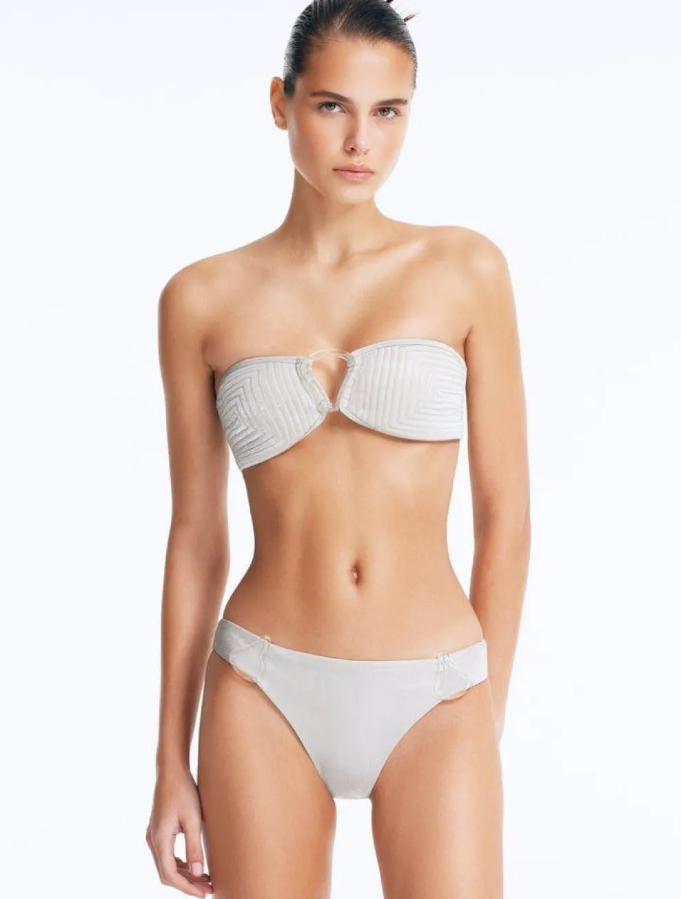 Nixie Silver Bikini Top