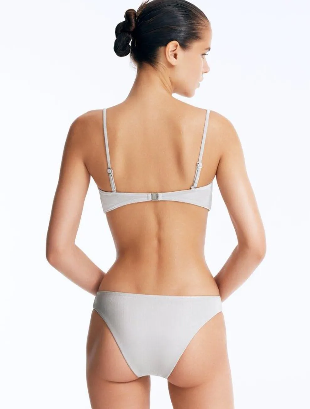 Nixie Silver Bikini Top