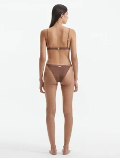 North Brown Bikini Set