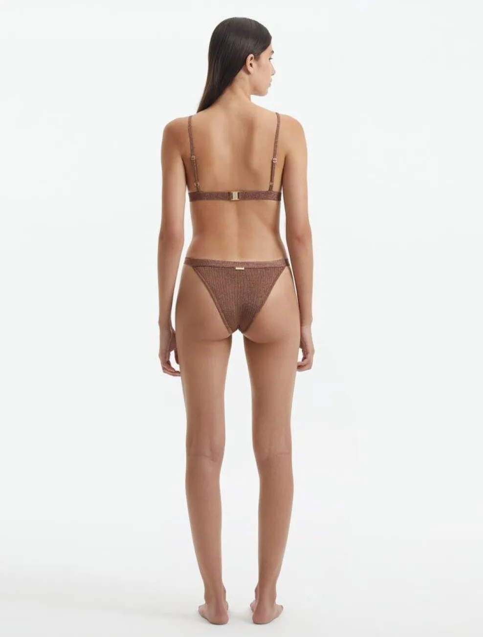 North Brown Bikini Set