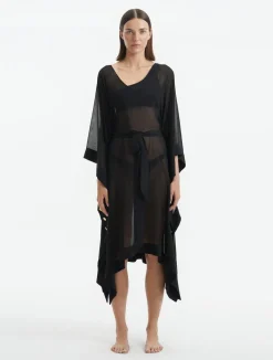 Opal Black Kaftan