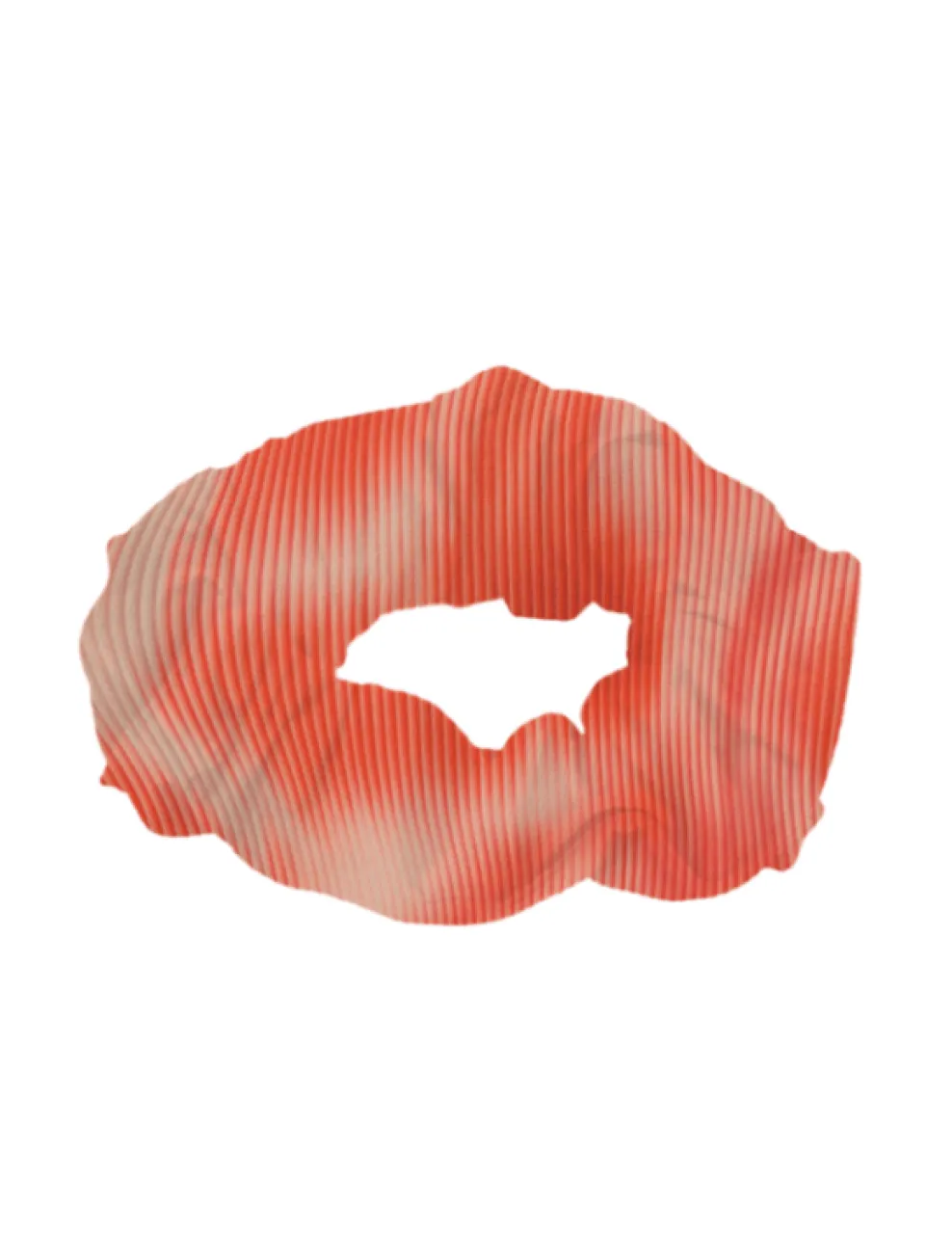 Peggy Red Degraded Scrunchie