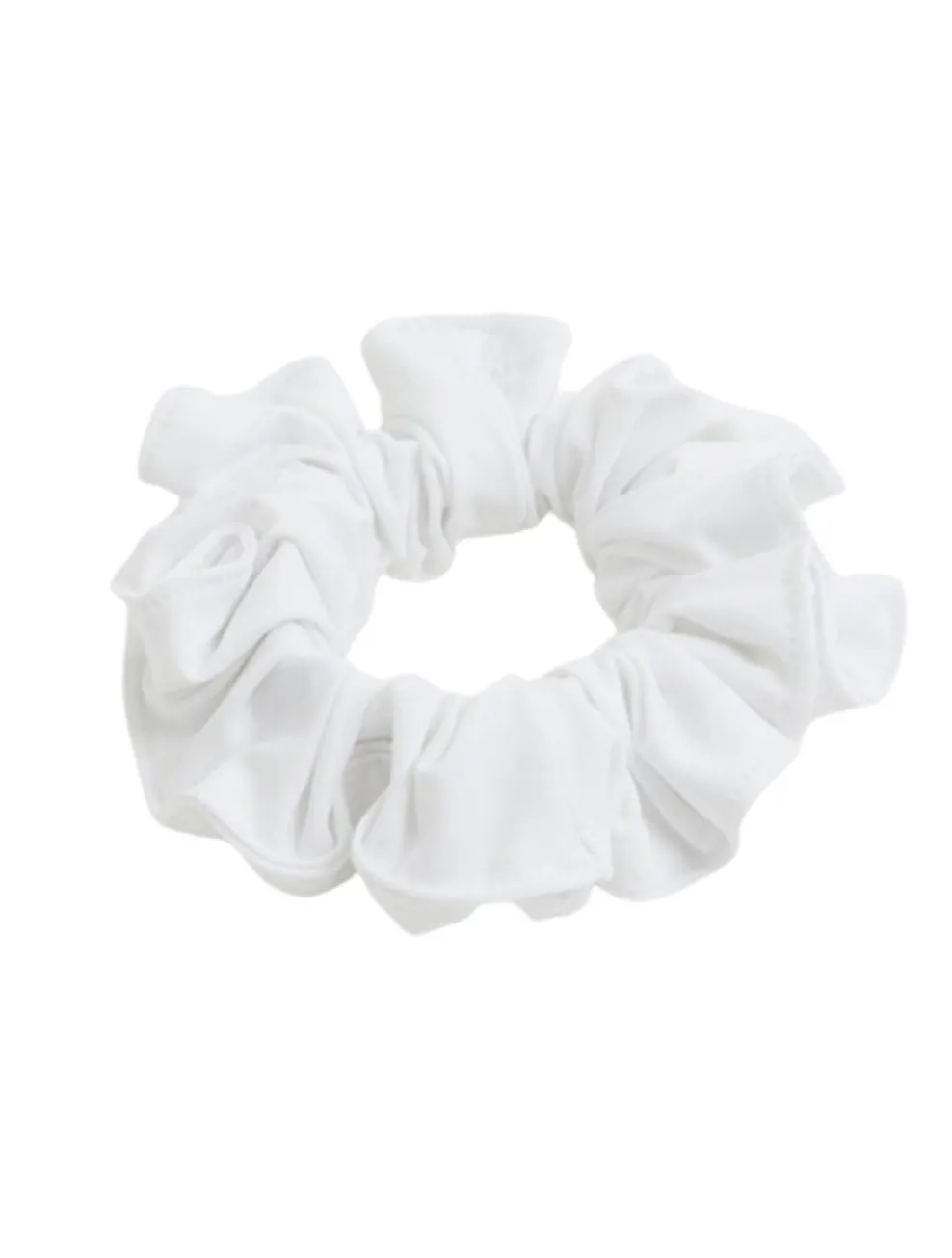 Peggy White Scrunchie