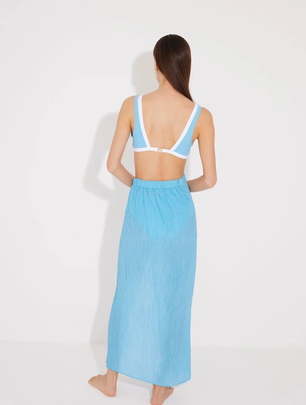 Pina Blue/White Skirt